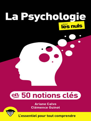 cover image of La psychologie en 50 notions clés pour les Nuls, 2e éd